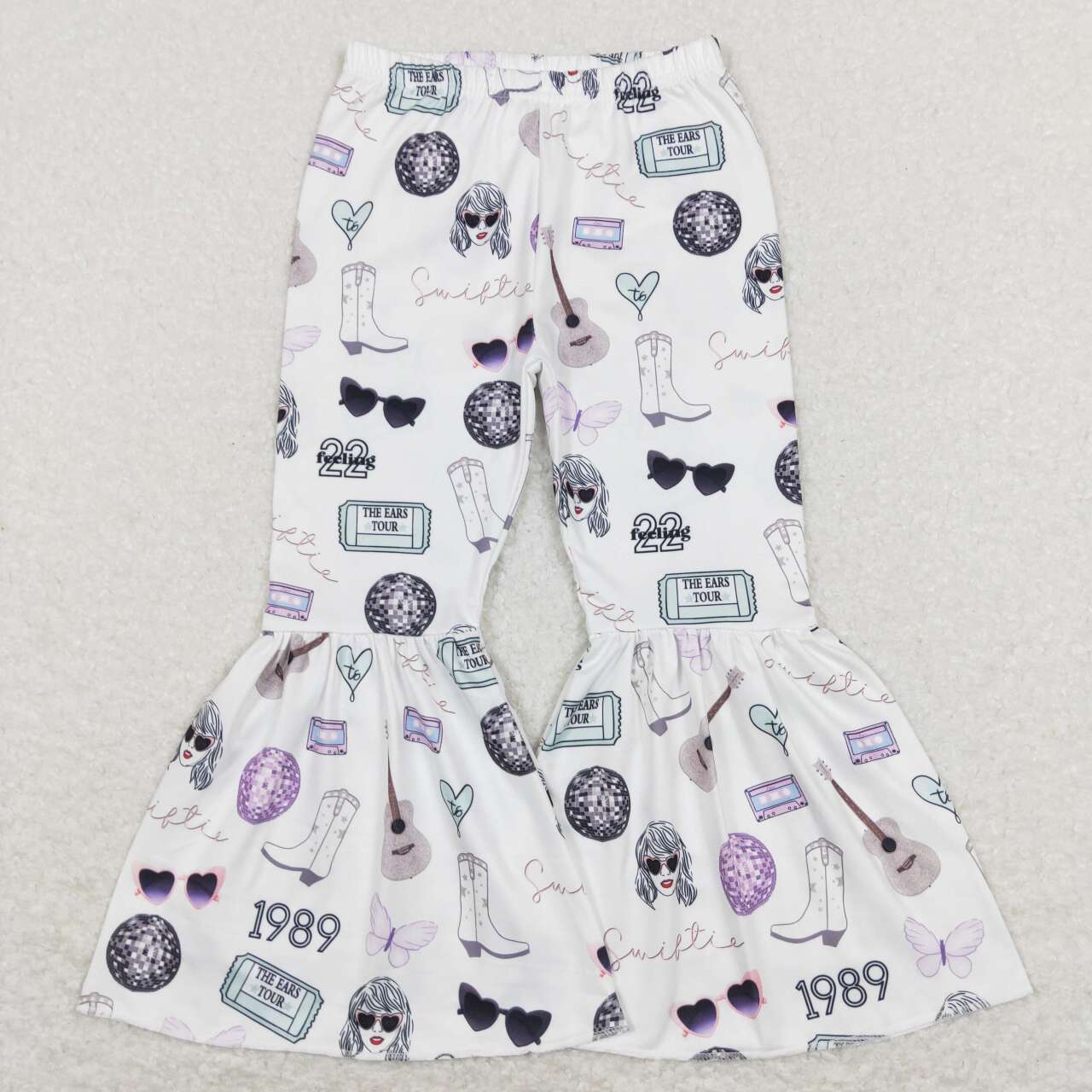 P0415 Taylor Singer Girls Legging Long Pants Bell Bottom