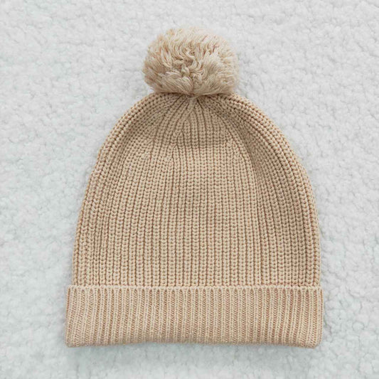 HA0004 Yellow Knit Hat Cap