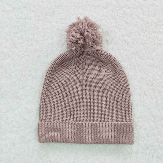 HA0007 Purple Knit Hat Cap