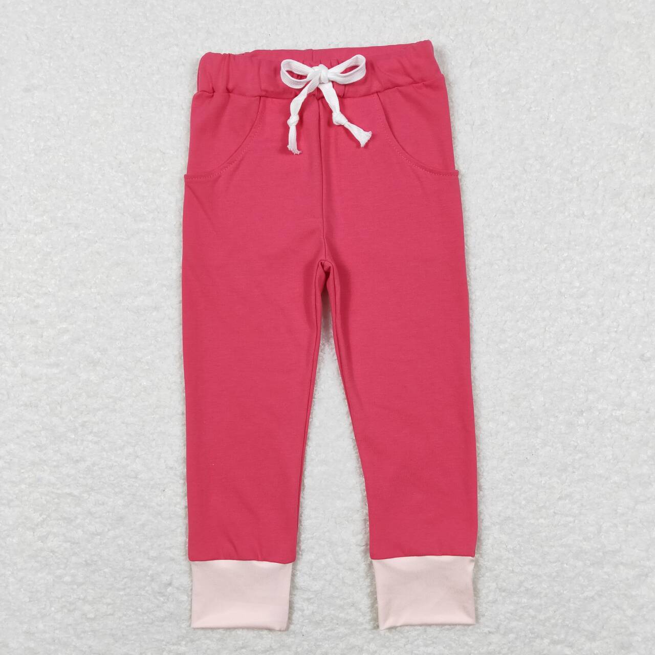 P0352 pink Girls Long Pants