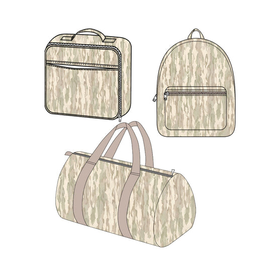 Preorder MOQ 5 pcs each Hunting Camo Kids Matching Bags
