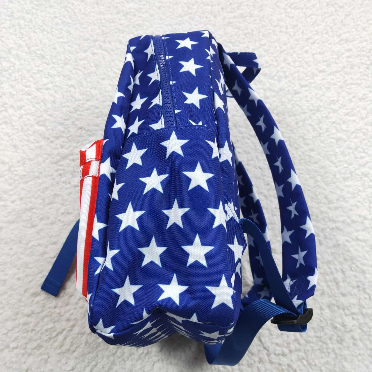 BA0053 4th Of July Blue Red Star Print Little Bag Bagpack