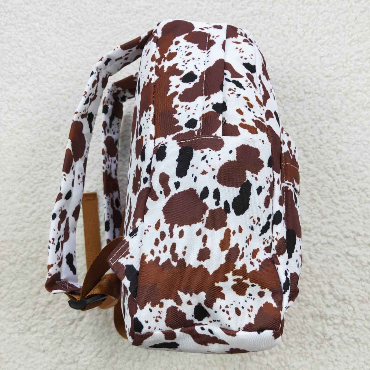BA0073 Brown Cow Print Little Bag Bagpack