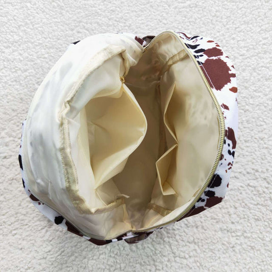 BA0073 Brown Cow Print Little Bag Bagpack