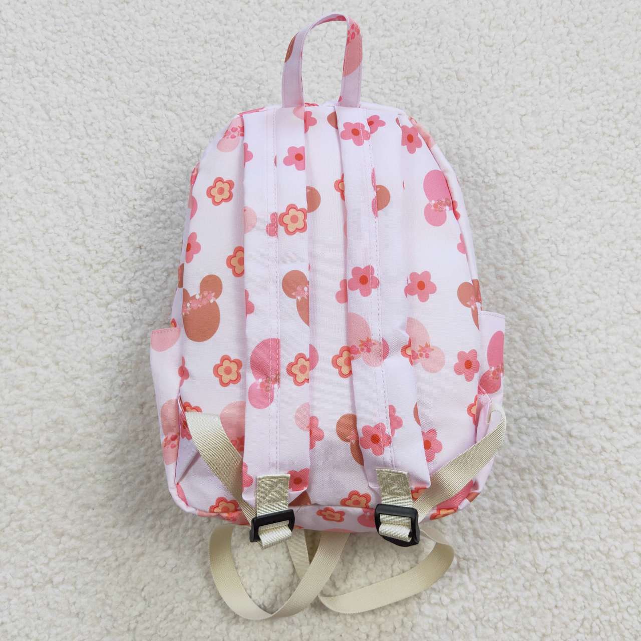 BA0092 Pink M Cartoon Print Little Bag Bagpack