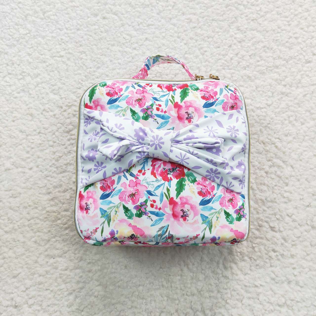 BA0102 Floral Print Lunchboxes Food Bag Bagpack RTS Free Shipping Over 2 KG