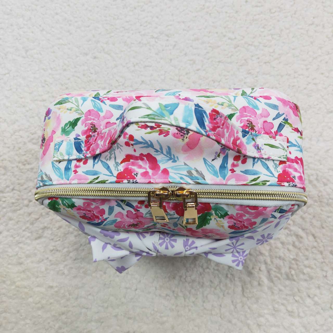 BA0102 Floral Print Lunchboxes Food Bag Bagpack RTS Free Shipping Over 2 KG