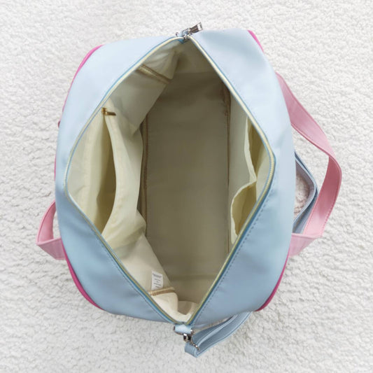 BA0105 Pink Happy Camper Print Bag Bagpack