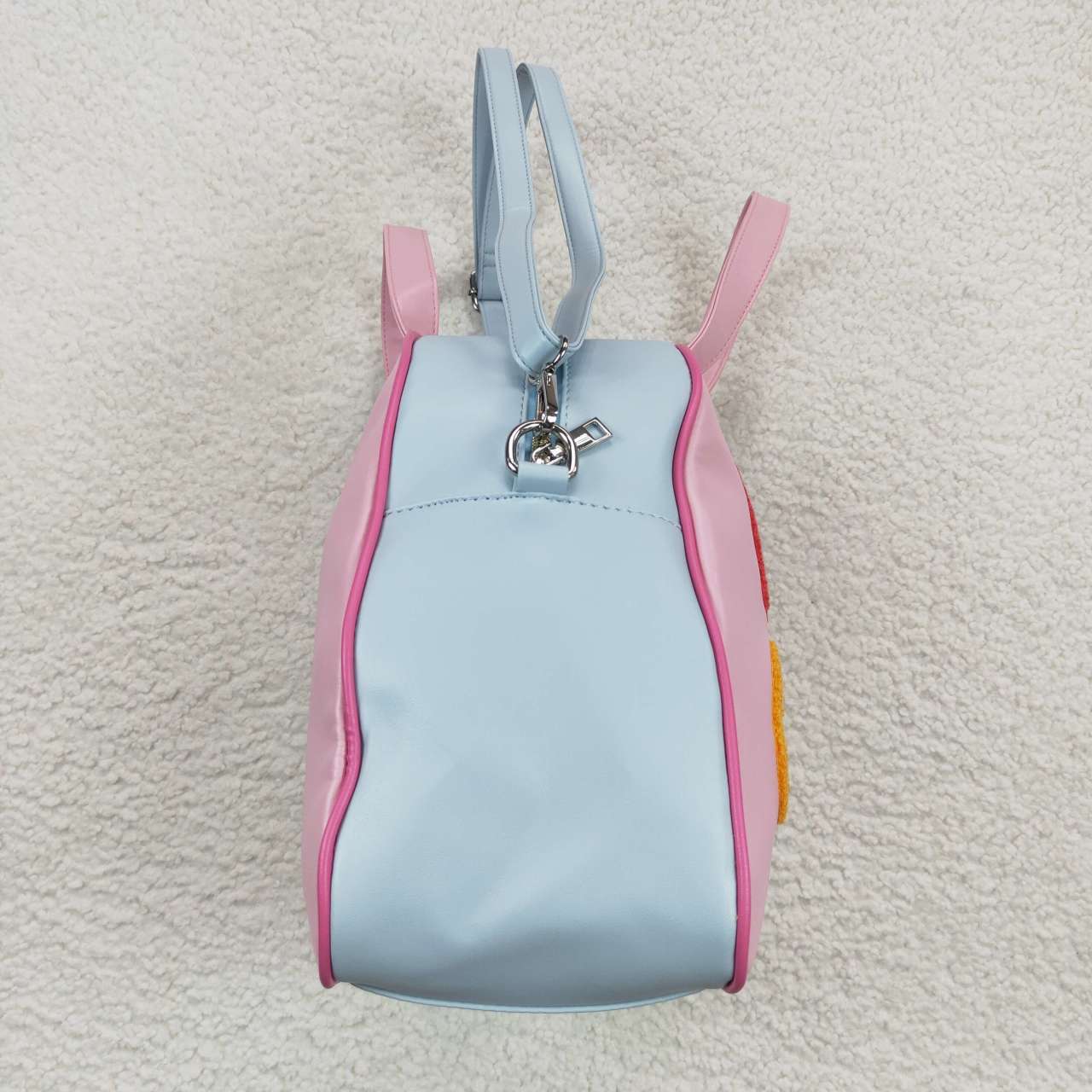 BA0105 Pink Happy Camper Print Bag Bagpack
