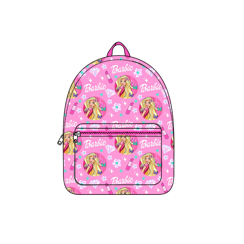 Preorder BA0117 Pink B Cartoon Print Little Bag Bagpack