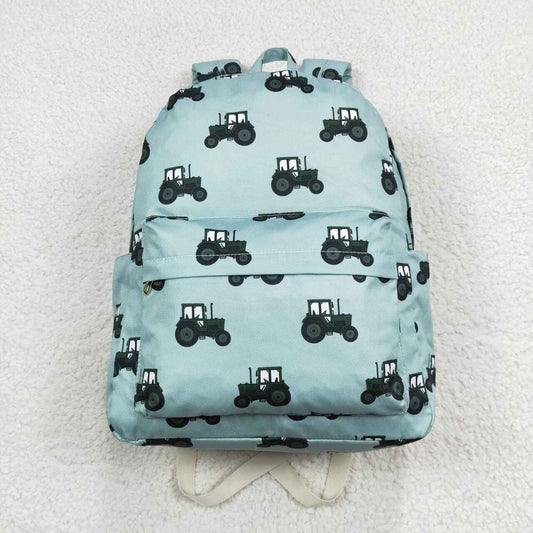 BA0121 Green Backpack Farm tractor western boutique school bags RTS 202412