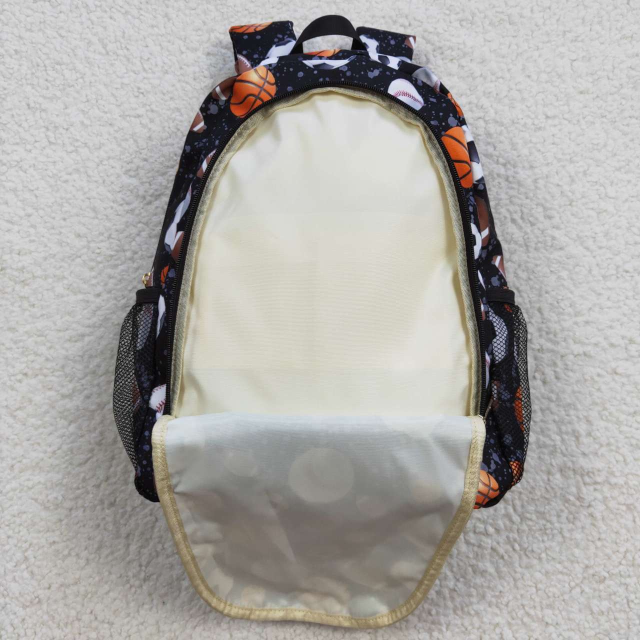 BA0125 Basketball Football Softball Sccer Print Little Bag Bagpack