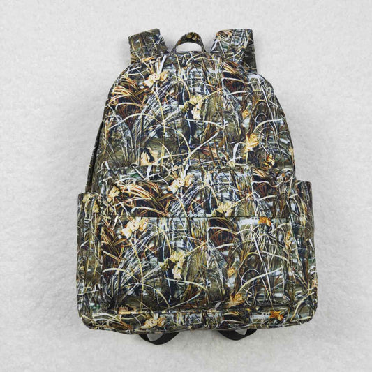 BA0139 Camo leaves Green Print Little Bag Bagpack