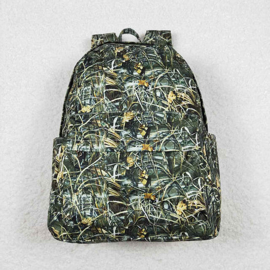 BA0139 Green camouflage leafs Print Bag Backpack bags for school RTS 202412