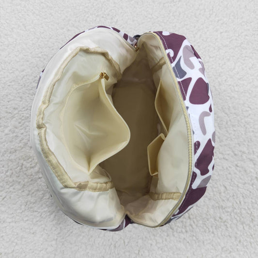 BA0140 Camo Green Print Little Bag Bagpack