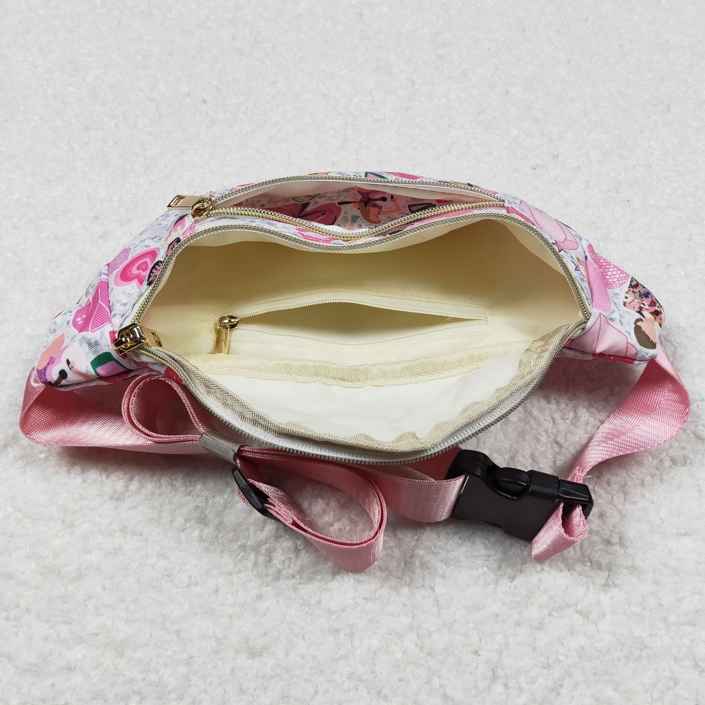 BA0165 Taylor Swift Pink Waist Bag 13*5.7*3 inches RTS 202508