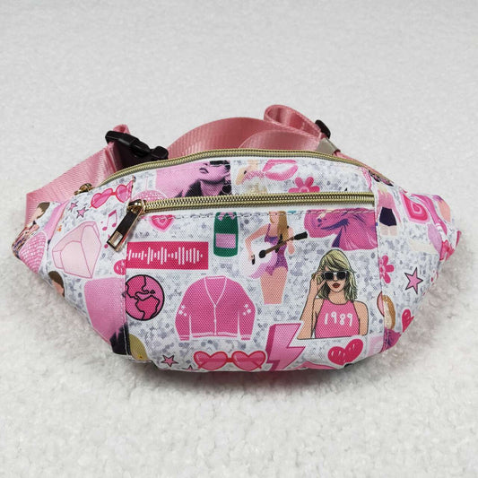 BA0165  Taylor Swift Pink Waist Bag 13*5.7*3 inches RTS 202508