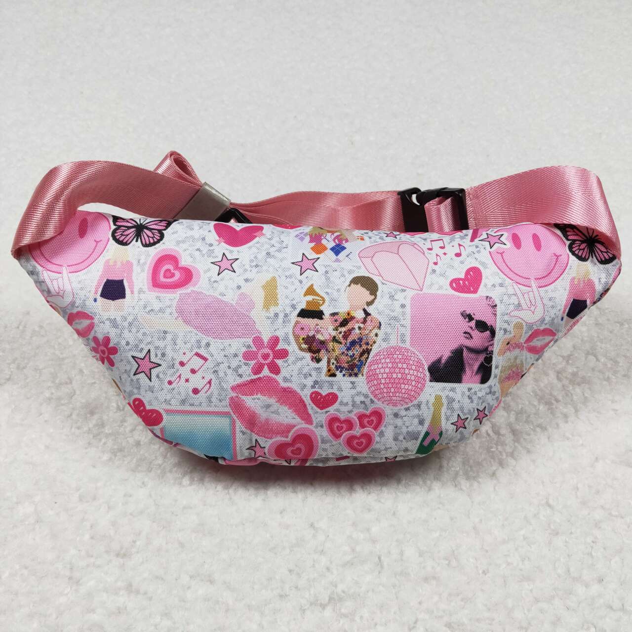BA0165 Taylor Swift Pink Waist Bag 13*5.7*3 inches RTS 202508