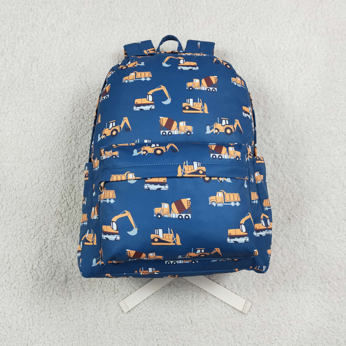 BA0169 Excavator Blue Backpack Bag