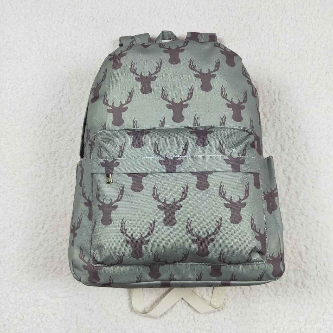 BA0171 Army Green backpack western boutique hunting bag deer school bags for boys for girls RTS 202412