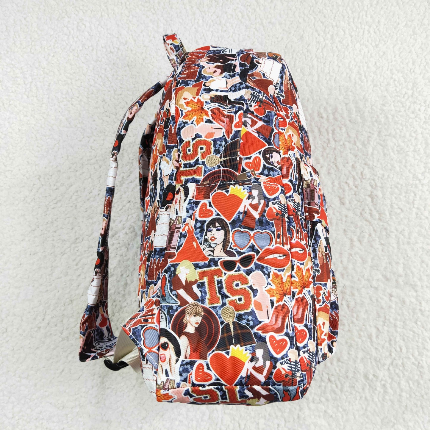 BA0173 Taylor Swift Red Black Backpack 5*13.5*17 inches bag RTS 202509
