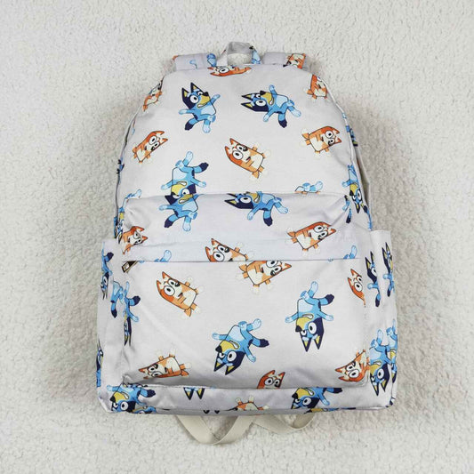 BA0194 White Cartoon Backpack western boutique children schoolbag for boys RTS 202412