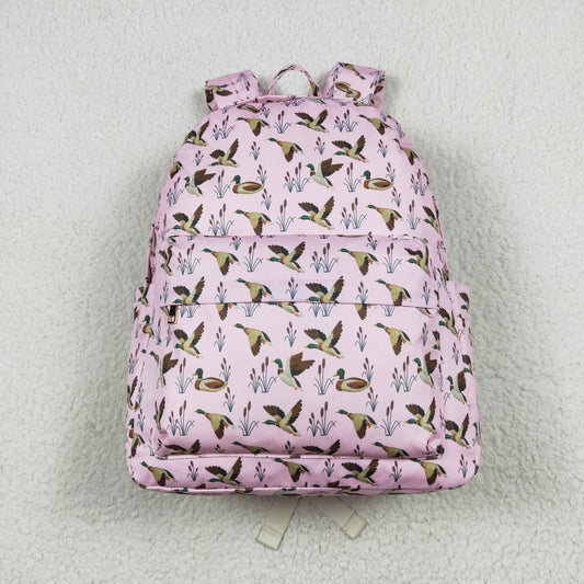 BA0202 Duck Pink Backpack High Quality School Bags SHIPPED from US RTS Free Shipping Over $100