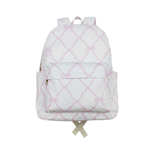 BA0225 PInk Bow Backpack western boutique 5*13.5*17 inches RTS 202412