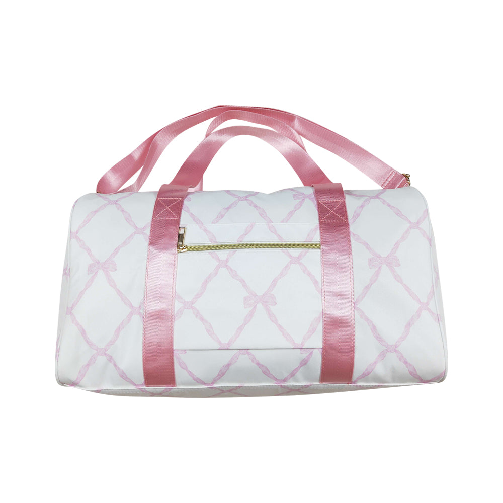 BA0226 Pink White Bow handbag western boutique PU leather bag 7.9*18.5*11.2 inches RTS Ship from Free Shipping Over 2KG