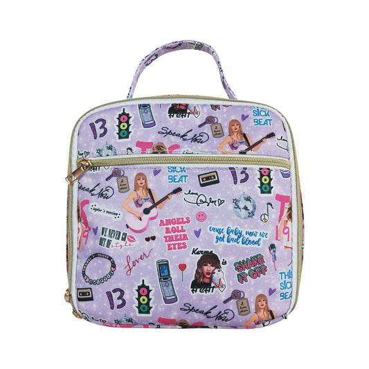 BA0229 Purple Taylor Lunch Bag 3.5*8.5*8.5 inches