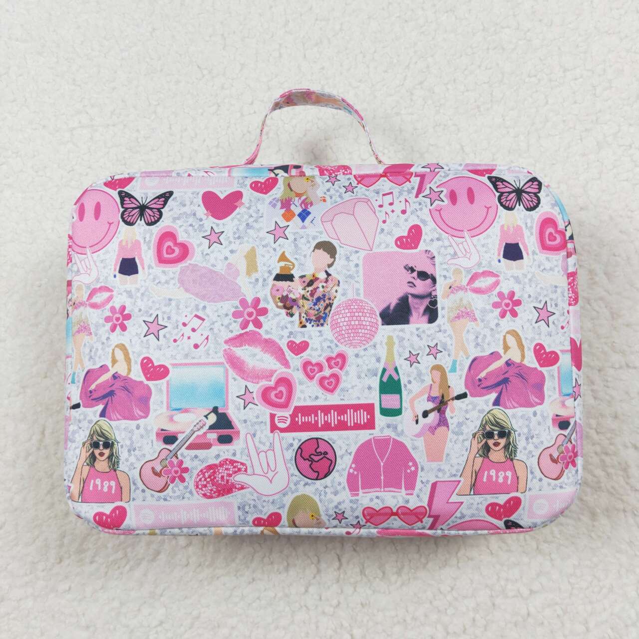 BA0235 NO MOQ taylor swift Silver meal bag lunch box bag