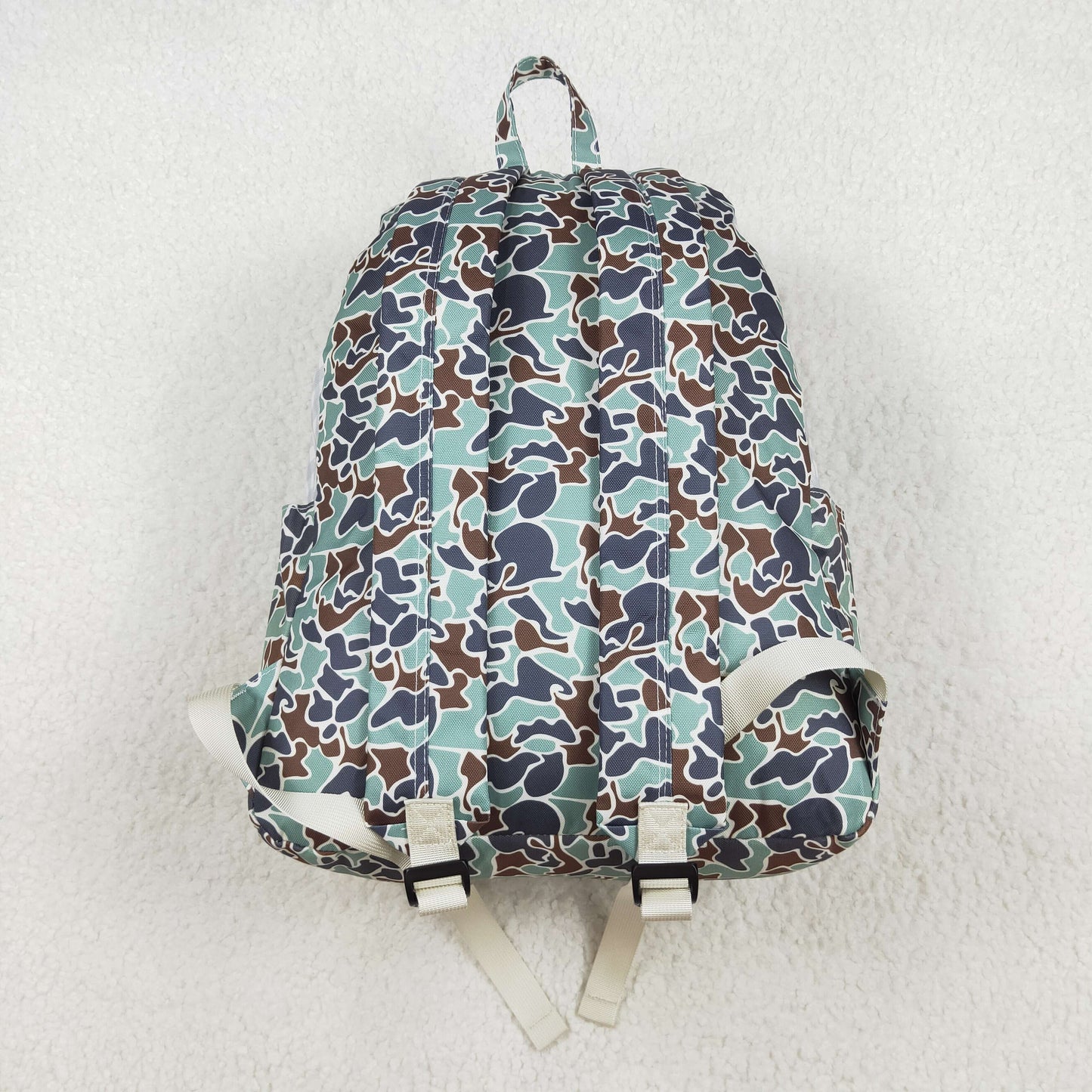 BA0259 Camouflage duck check green backpack High quality RTS Free Shipping Over $100