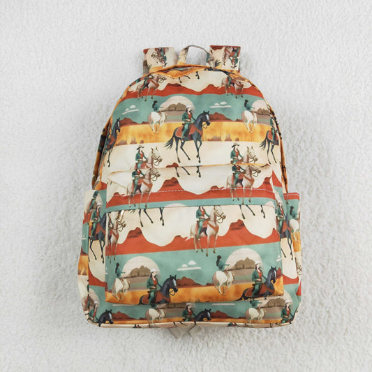 BA0266 Horseback riding desert rice green backpack RTS 202509