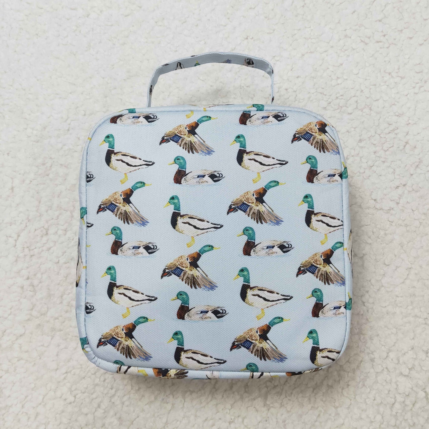 BA0276 Duck Hunting bag Blue Lunch boxes Food Bag 3.5*8.5*8.5 inches