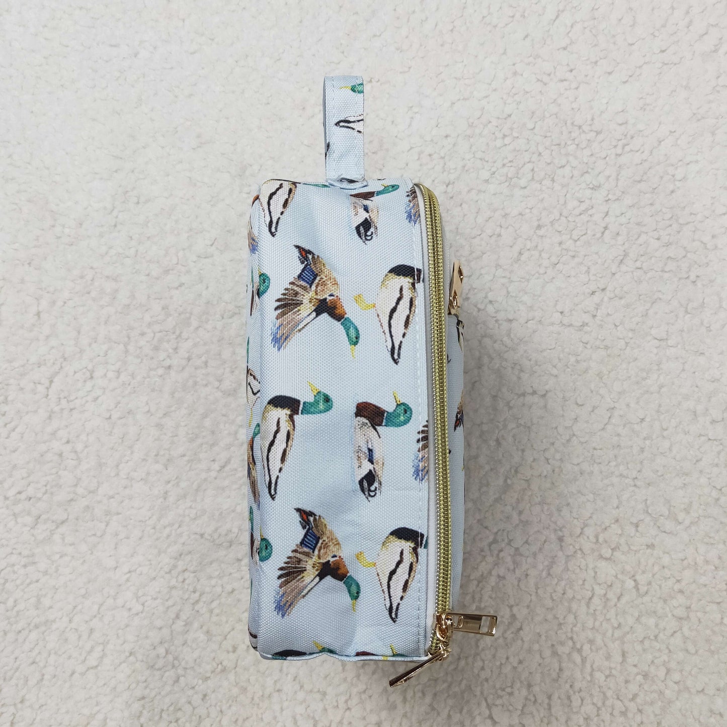 BA0276 Duck Hunting bag Blue Lunch boxes Food Bag 3.5*8.5*8.5 inches