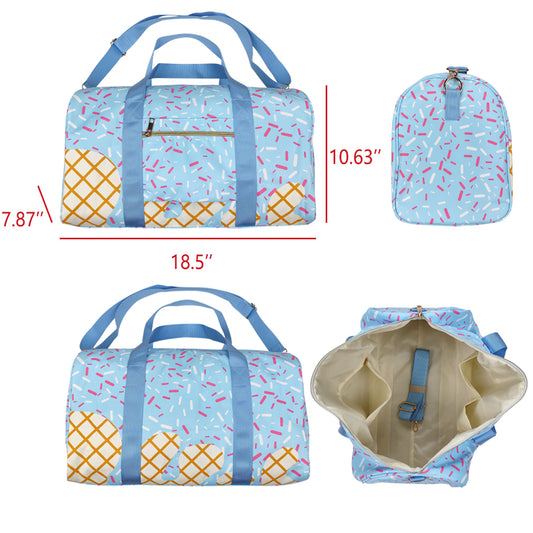 BA0286 Boutique Travel Bag handbag 7.87*18.5*10.63 inches RTS Free Shipping Over $100