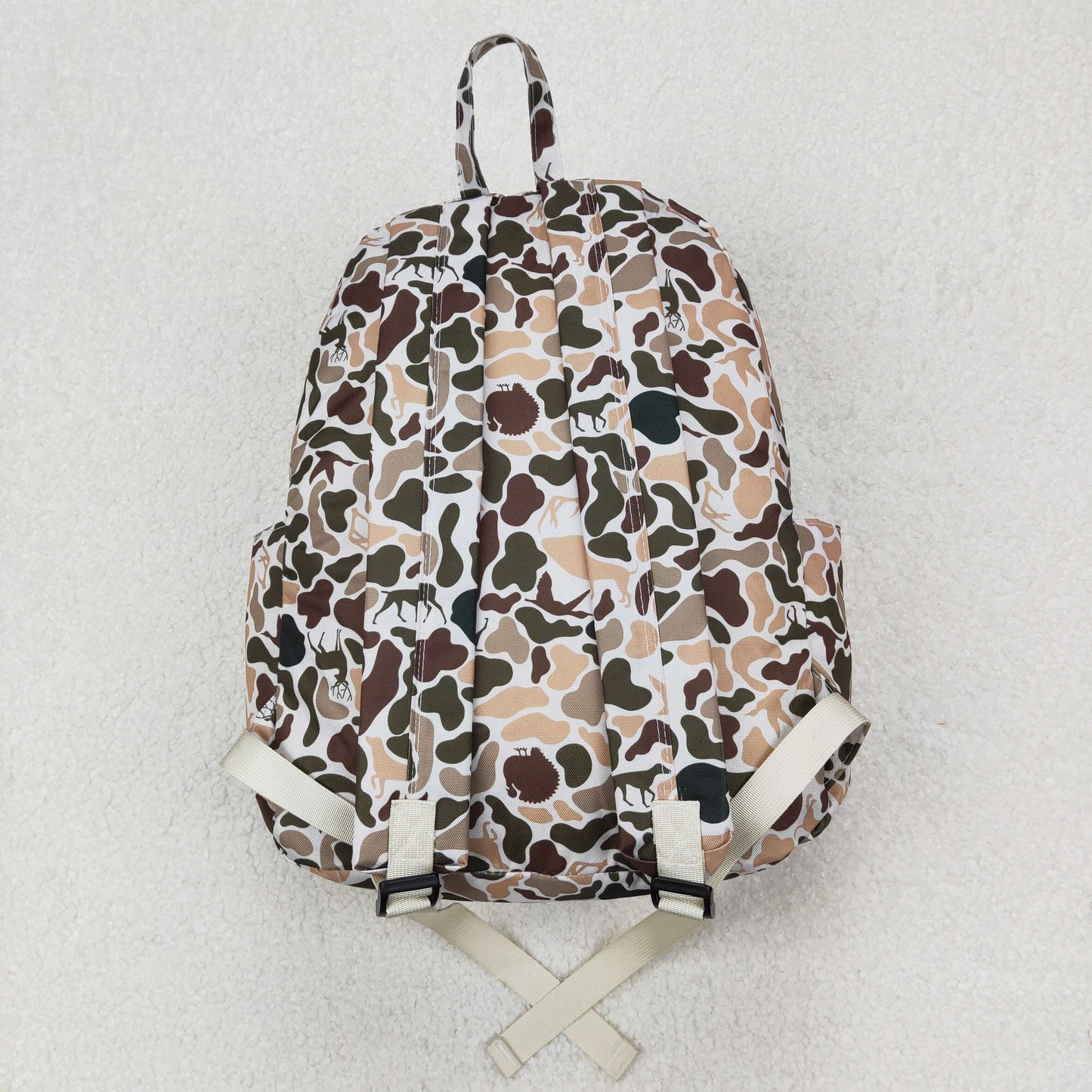 BA0288 Deer Hunting Clothes Brown Green Backpack western boutique school bags 5*13.5*17 inches 202503 RTS