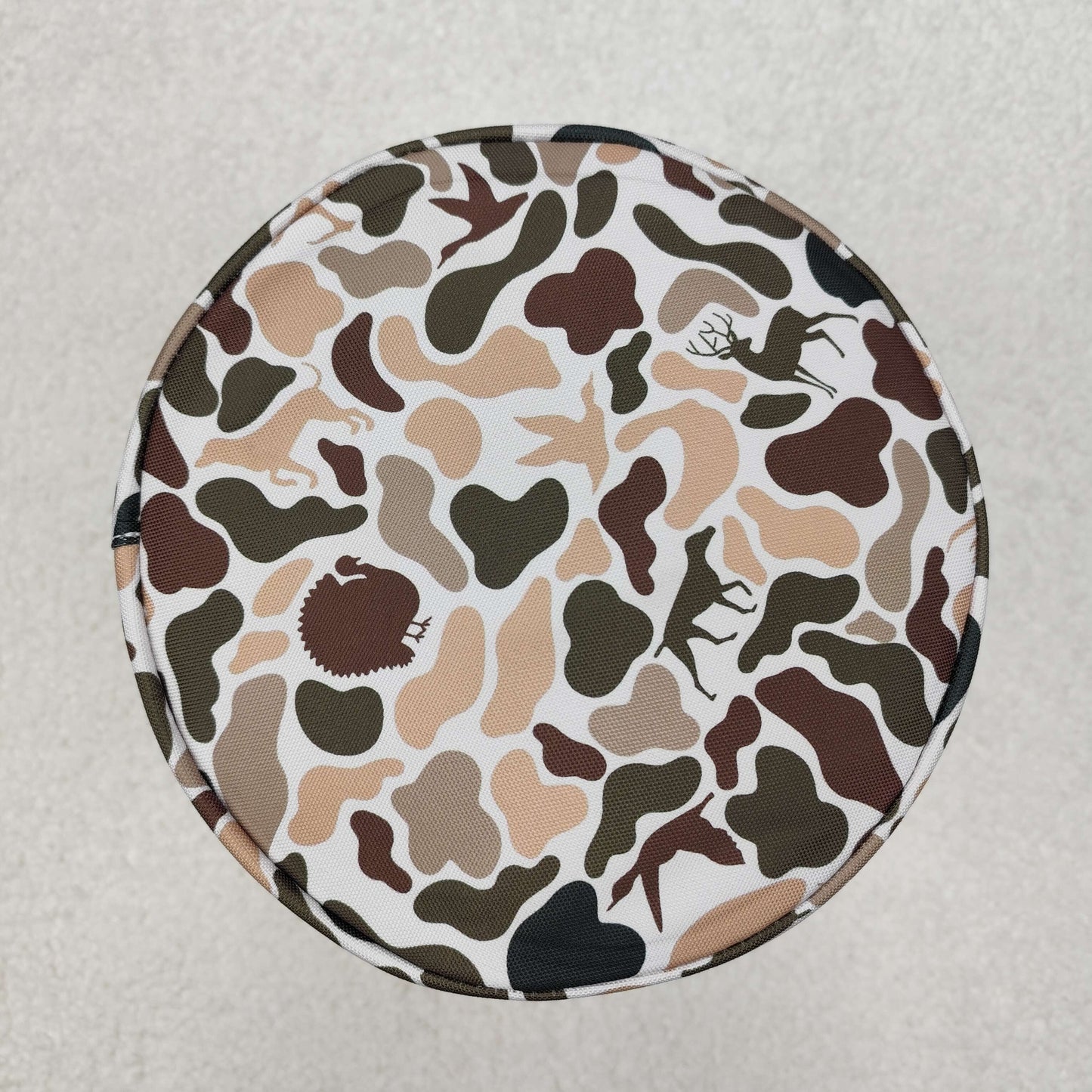 BA0289 Deer Hunting Brown Easter Baskets Green Camouflage handbag 8.8*11*13.3 inches western boutique 202503 RTS