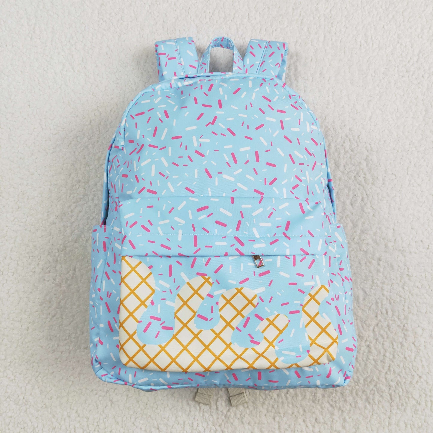 BA0297 Blue Fireworks Beige Plaid Backpack western boutique school bags 5*13.5*17 inches RTS Free Shipping Over 2 KG
