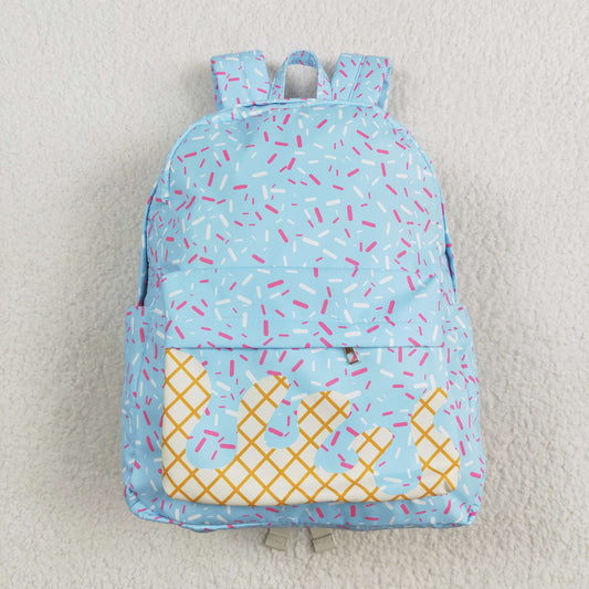 BA0297 Blue Fireworks Beige Plaid Backpack western boutique school bags 5*13.5*17 inches RTS Free Shipping Over $100