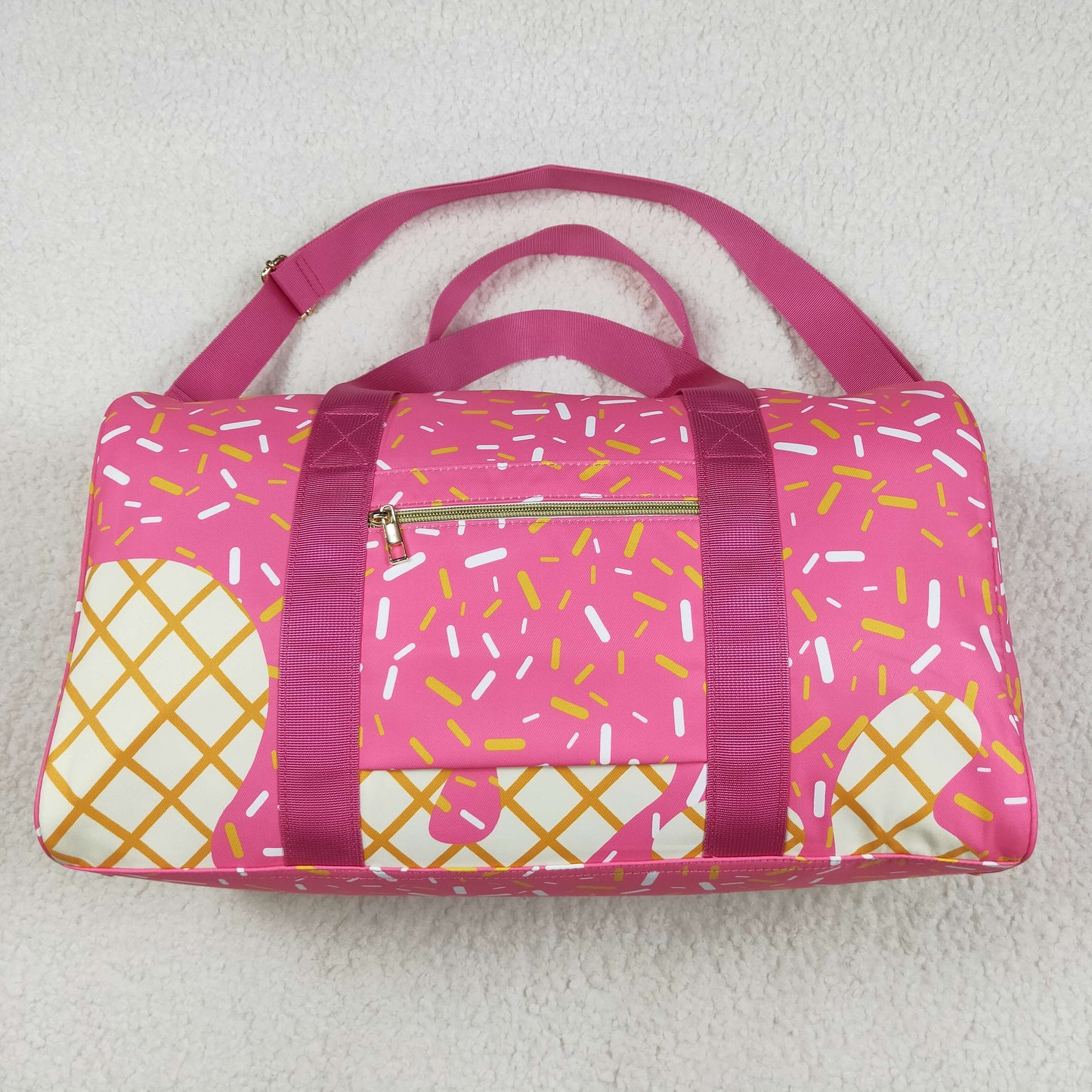BA0298 Black Fireworks Plaid Boutique Travel Bag handbag 7.9*18.5*11.2 inches RTS Ship from US Local Warehouse
