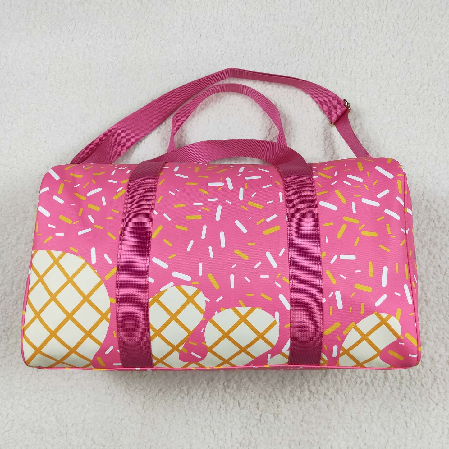 BA0298 Black Fireworks Plaid Boutique Travel Bag handbag 7.9*18.5*11.2 inches RTS Ship from US Local Warehouse