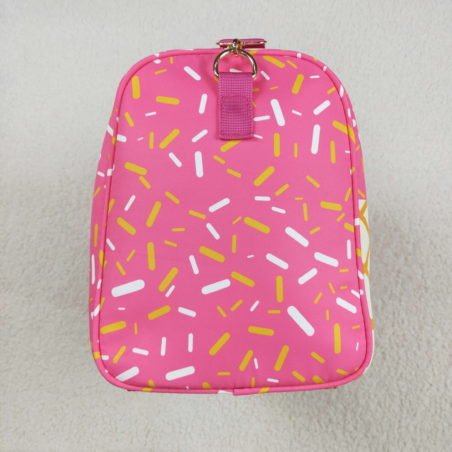 BA0298 Black Fireworks Plaid Boutique Travel Bag handbag 7.9*18.5*11.2 inches RTS Ship from US Local Warehouse
