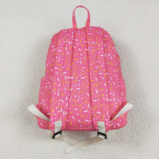 BA0300 Rose Red Fireworks Beige Plaid Backpack western boutique school bags RTS Ship from US Local Warehouse