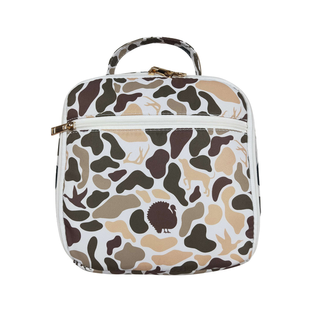 BA0305 duck camo lunch bag 5*8.5*8.5 inches handbag 202507 RTS