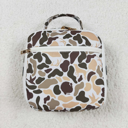 BA0305 duck camo lunch bag 5*8.5*8.5 inches handbag 202507 RTS