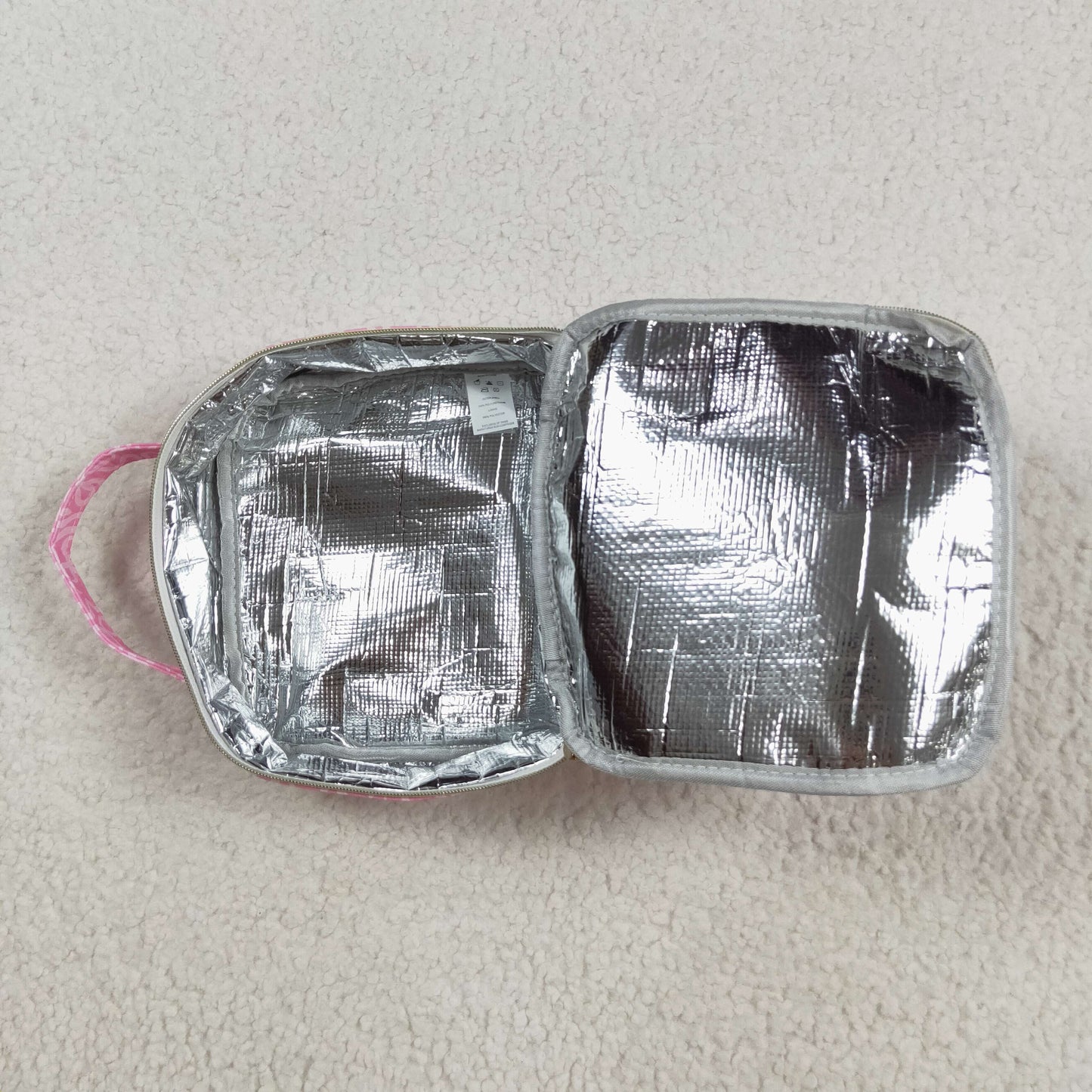 BA0310 Pink Bows Ruffle Lunch Box Bag 5*8.5*8.5 inches handbag 202508 RTS