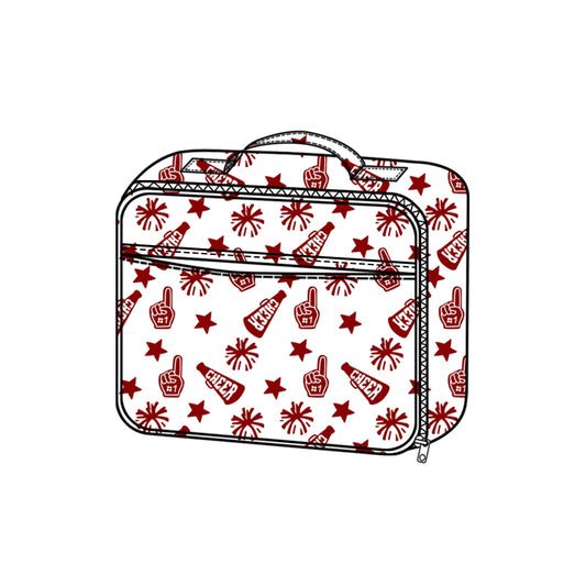 Preorder BA0361 Cheer Fireworks Dark Red Lunch Bag 202508