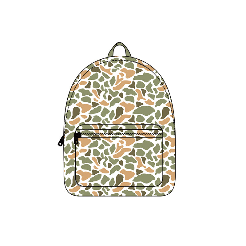 Preorder BA0372 Yellow Green Camouflage Backpack 202508