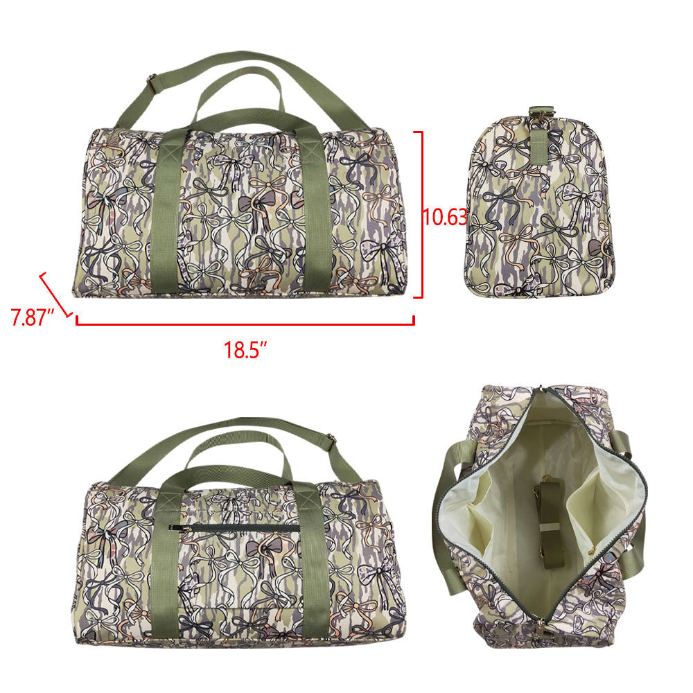 BA0392 Hunting Camo Bows Duffle Bag